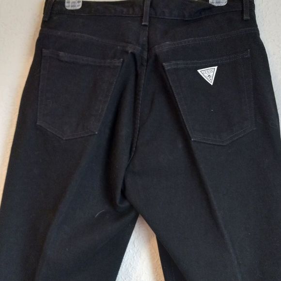Vintage 80s/90s Black Denim Guess Jeans - Picture 6 of 9